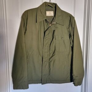 Vintage Vietnam War Era Navy A2 Deck Jacket - Size L